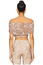 view 3 of 5 Fabiola Top in Taupe Animal