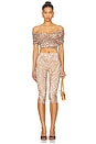 view 4 of 5 Fabiola Top in Taupe Animal