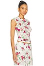 view 2 of 5 Nina Crochet Lace Top in Romance Rose