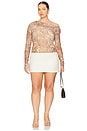 view 10 of 11 Barry Top in Taupe Animal