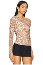 view 3 of 11 Barry Top in Taupe Animal