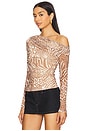 view 5 of 11 Barry Top in Taupe Animal