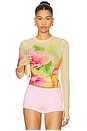 view 1 of 4 Kaylee Top in Butter Peony
