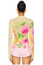view 3 of 4 Kaylee Top in Butter Peony