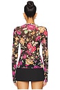 view 3 of 4 Kaylee Top in Dusted Floral