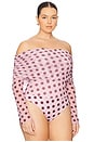 view 6 of 10 MAXINE ボディスーツ in Rose Dot
