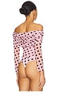 view 7 of 10 MAXINE ボディスーツ in Rose Dot
