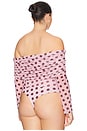 view 8 of 10 MAXINE ボディスーツ in Rose Dot