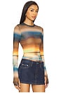 view 2 of 4 Kaylee Top in Ocean Ombre