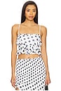 view 1 of 4 Koin Top in Blanc Dot