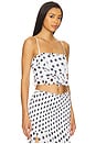 view 2 of 4 Koin Top in Blanc Dot