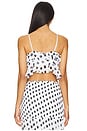 view 3 of 4 Koin Top in Blanc Dot