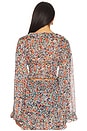 view 4 of 5 Clinton Top in Navy Ditsy