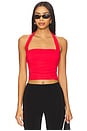 view 1 of 4 Aranya Halter Top in Red