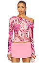 view 1 of 5 Barry Top in Berry Butterfly
