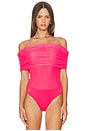 view 3 of 10 Divya Bodysuit in Strawberry