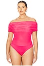 view 4 of 10 Divya Bodysuit in Strawberry