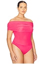 view 6 of 10 Divya Bodysuit in Strawberry