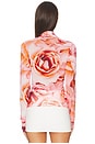 view 3 of 4 Zadie Top in Peach Roses