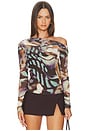view 1 of 4 Barry Top in Feather Swirl