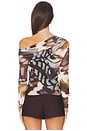 view 3 of 4 Barry Top in Feather Swirl