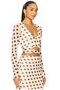 view 2 of 4 Halsey Top in Gold Halo Dot