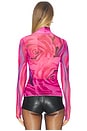 view 3 of 4 Zadie Top in Fuchsia Rose