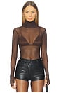 view 1 of 6 Milo Dew Drop Bodysuit in Espresso