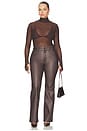 view 10 of 11 Milo Dew Drop Bodysuit in Espresso