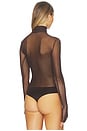 view 4 of 6 Milo Dew Drop Bodysuit in Espresso
