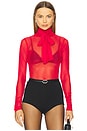 view 1 of 8 Julien Blouse in Kiss Red