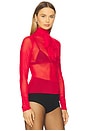 view 3 of 8 Julien Blouse in Kiss Red