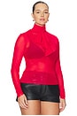 view 4 of 8 Julien Blouse in Kiss Red