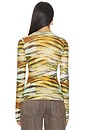 view 3 of 4 Kaylee Top in Citron Tiger