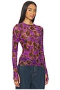 view 2 of 4 Kaylee Top in Violet Haze Floral