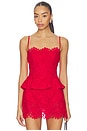 view 1 of 4 Ari Top in Kiss Red