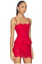 view 2 of 4 Ari Top in Kiss Red