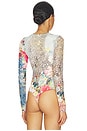 view 4 of 5 Eaton Bodysuit in Iris Patchwork