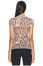 view 3 of 4 Nina Top in Natural Snake