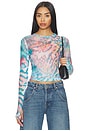 view 1 of 4 Kaylee Top in Pastel Animal