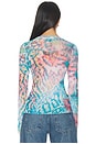 view 3 of 4 Kaylee Top in Pastel Animal