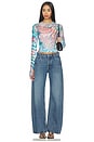 view 4 of 4 Kaylee Top in Pastel Animal