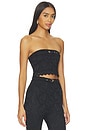 view 2 of 5 Remy Silken Lace Top in Noir