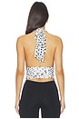 view 3 of 4 Gabriella Top in Noir Swirl Dot