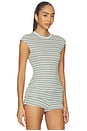view 2 of 5 ТОП NOLAN in Aqua Stripe
