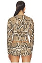view 3 of 4 SELMA 탑 in Natural Snake