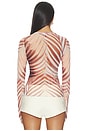 view 3 of 4 Kaylee Top in Kissing Palms