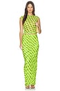 view 4 of 4 Nina Top in Wild Lime Dot
