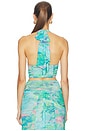 view 3 of 4 Gabriella Top in Turquoise Marble