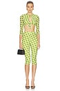 view 4 of 4 Nisha Top in Wild Lime Dot